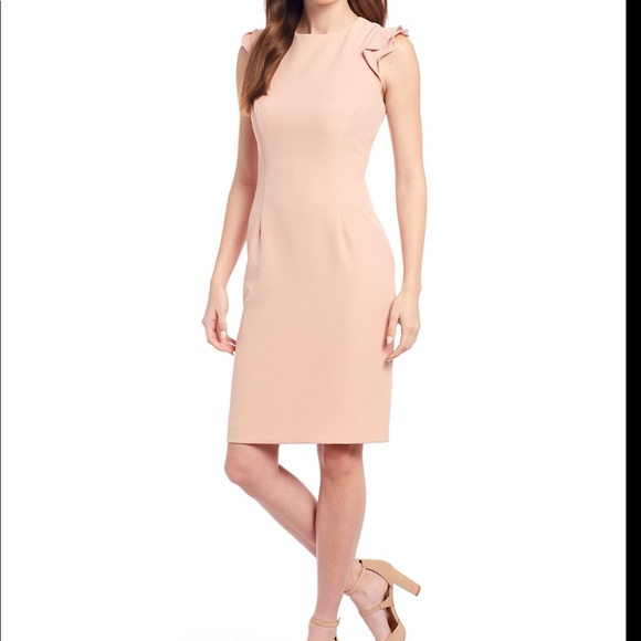 ANTONIO MELANI | Dresses | Antonio Melani Molly Ruffle Sleeve Sheath Dress  | Poshmark